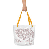 Feeding The 5000 Trendy Beach Tote Bag