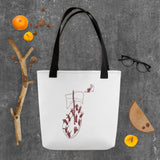 Peter Walking on Water_No Waves Trendy Polyester Fabric Tote bag