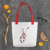 Peter Walking on Water_No Waves Trendy Polyester Fabric Tote bag