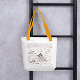 Casting the Net Spacious and Trendy Polyester Tote Bag