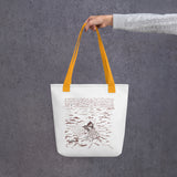 Casting the Net Spacious and Trendy Polyester Tote Bag