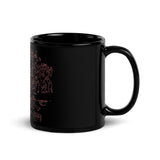 Feeding The 5000 Black Glossy Ceramic Mug