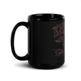 Feeding The 5000 Black Glossy Ceramic Mug