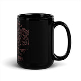 Feeding The 5000 Black Glossy Ceramic Mug