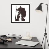 David and Goliath Wall Hanging Framed poster