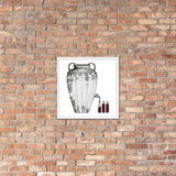 Water-to-Wine Wall Art Framed Poster