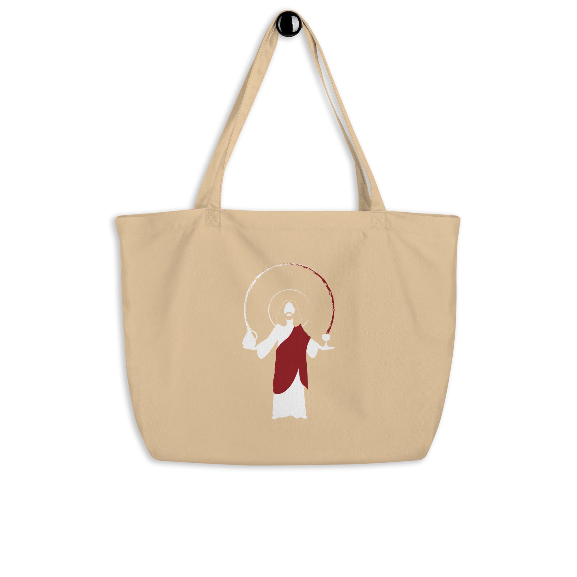 Water-To-Wine Large Organic Cotton Tote Bag