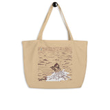 Casting the Net Large size Stylish design Eco-friendly Tote Bag