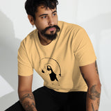 Water-to-Wine Men's Premium Unique Design Stylish Heavyweight Tee