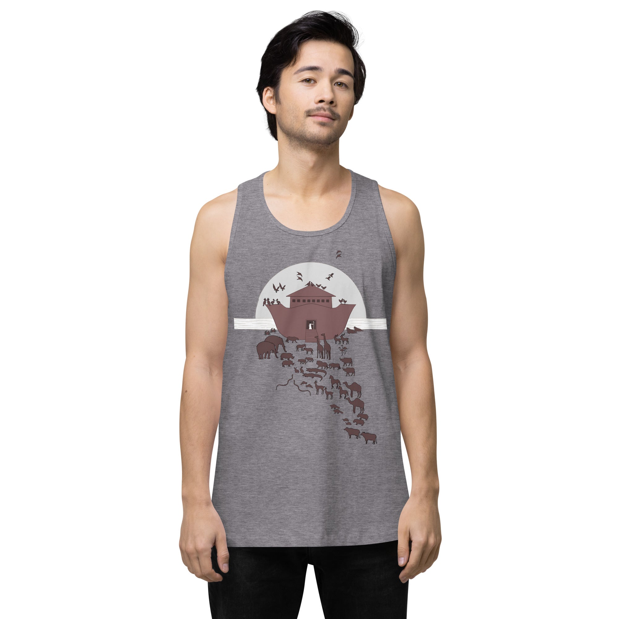 Noah's Ark Men’s Premium Relaxed Fit Tank Top