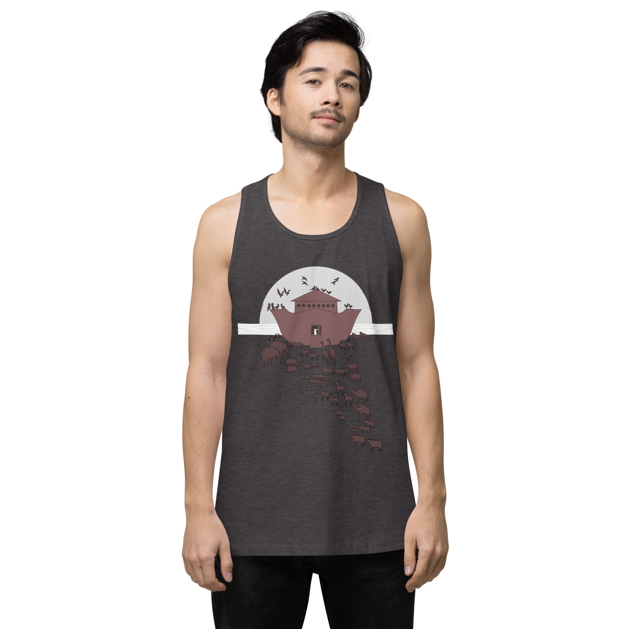 Noah's Ark Men’s Premium Relaxed Fit Tank Top