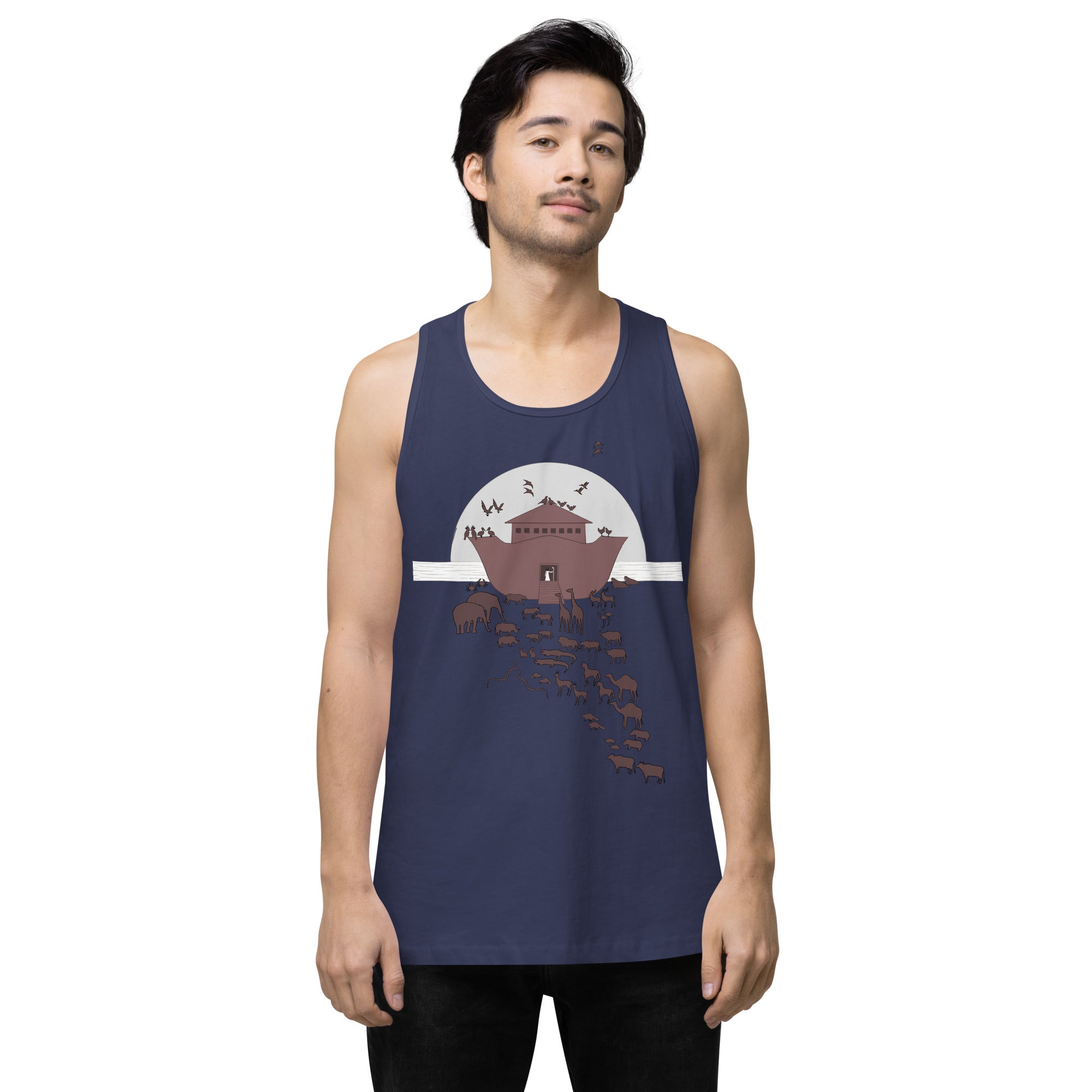 Noah's Ark Men’s Premium Relaxed Fit Tank Top