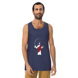 Water-to-Wine Men’s Sleeveless Summer Essential Premium Quality Tank Top