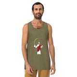 Water-to-Wine Men’s Sleeveless Summer Essential Premium Quality Tank Top