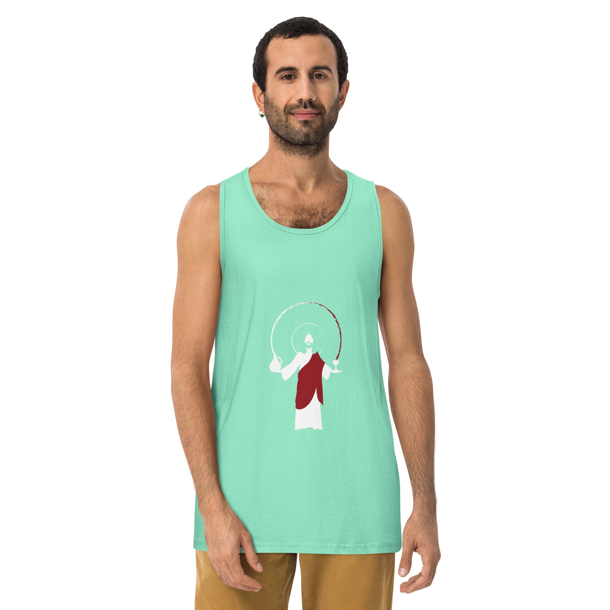 Water-to-Wine Men’s Sleeveless Summer Essential Premium Quality Tank Top