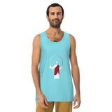 Water-to-Wine Men’s Sleeveless Summer Essential Premium Quality Tank Top