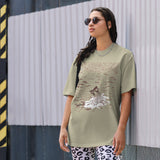 Casting the Net Women’s Oversized Fashionable Comfortable Trendy T-Shirt