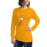 Peter Walking on Water Women's Long Sleeve Cotton Tee