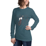 Peter Walking on Water Women's Long Sleeve Cotton Tee