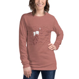 Peter Walking on Water Women's Long Sleeve Cotton Tee