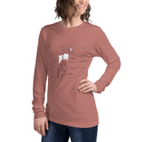 Peter Walking on Water Women's Long Sleeve Cotton Tee