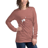 Peter Walking on Water Women's Long Sleeve Cotton Tee