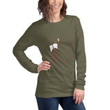 Peter Walking on Water Women's Long Sleeve Cotton Tee