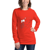 Peter Walking on Water Women's Long Sleeve Cotton Tee