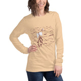 Peter Walking on Water Women's Long Sleeve Cotton Tee