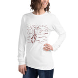 Peter Walking on Water Women's Long Sleeve Cotton Tee