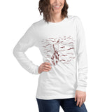 Peter Walking on Water Women's Long Sleeve Cotton Tee