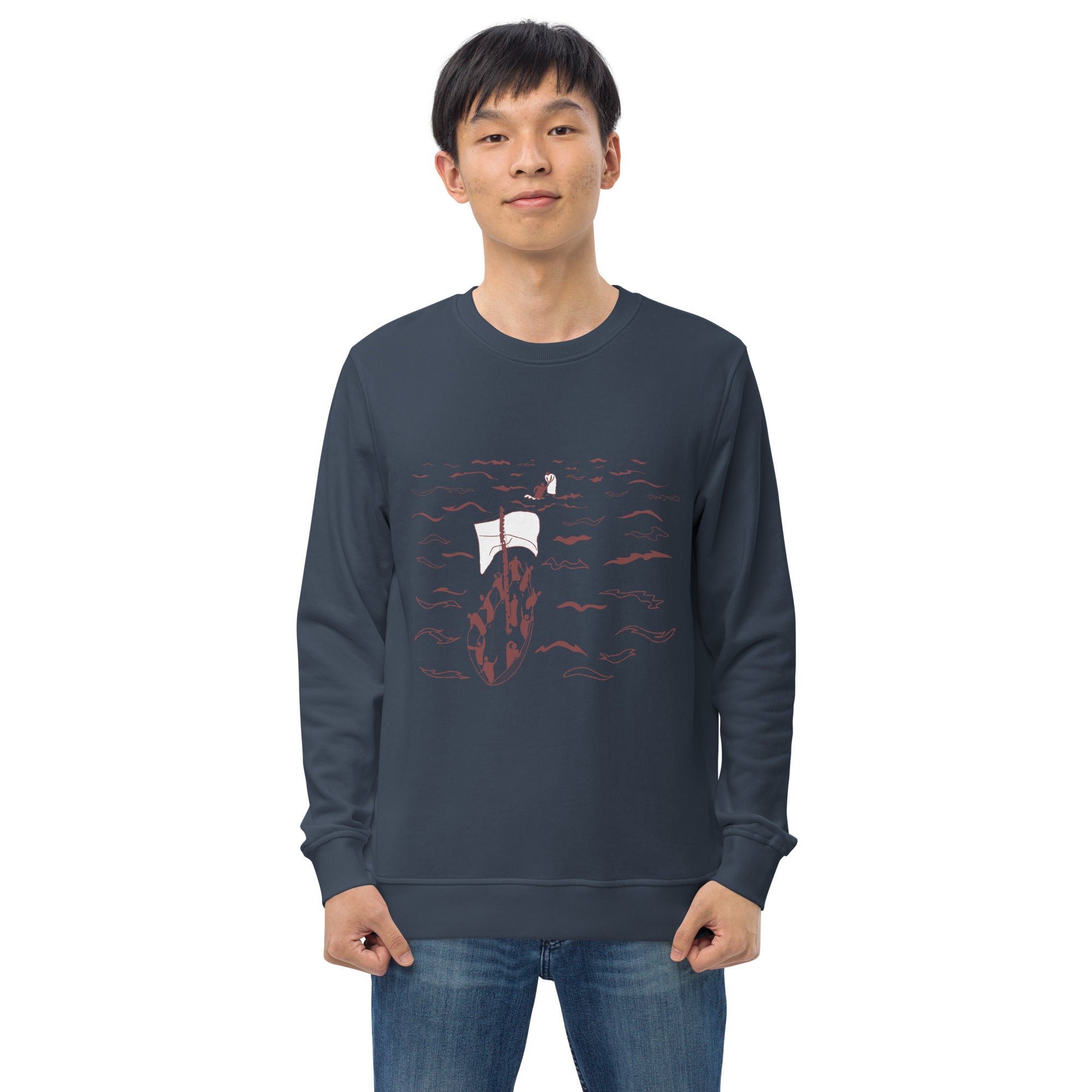 Peter Walking on Water Unisex Organic Cotton Sweatshirt