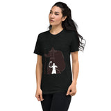 David and Goliath Women's Vintage Retro Design Unique Style Short Sleeve T-Shirt