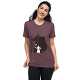 David and Goliath Women's Vintage Retro Design Unique Style Short Sleeve T-Shirt