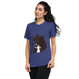 David and Goliath Women's Vintage Retro Design Unique Style Short Sleeve T-Shirt