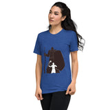 David and Goliath Women's Vintage Retro Design Unique Style Short Sleeve T-Shirt