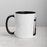 David and Goliath Ceramic Mug with Color Inside