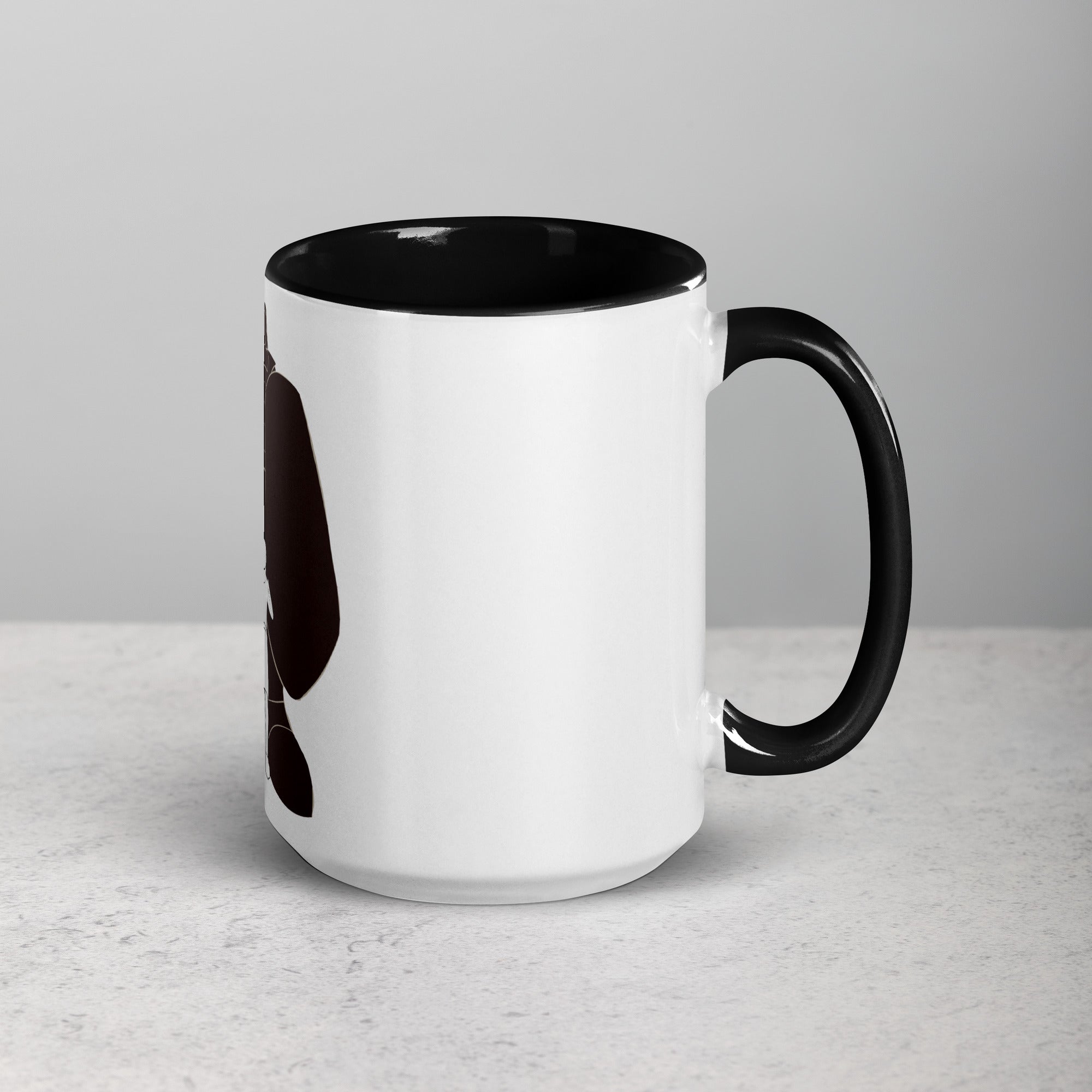 David and Goliath Ceramic Mug with Color Inside