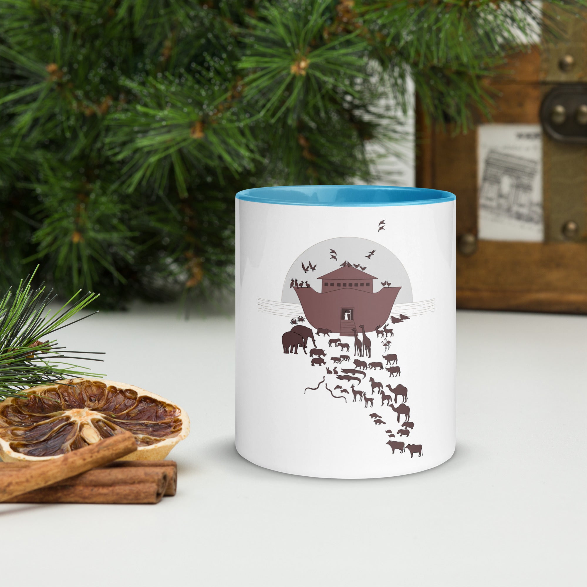 Noah's Ark Color Inside Aesthetics Ceramic Mug