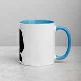 David and Goliath Ceramic Mug with Color Inside