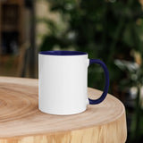 Peter Walking on Water_No Waves Colored Rim Inside and Handle Mug