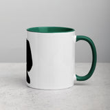 David and Goliath Ceramic Mug with Color Inside