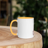Peter Walking on Water_No Waves Colored Rim Inside and Handle Mug