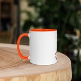 Peter Walking on Water_No Waves Colored Rim Inside and Handle Mug