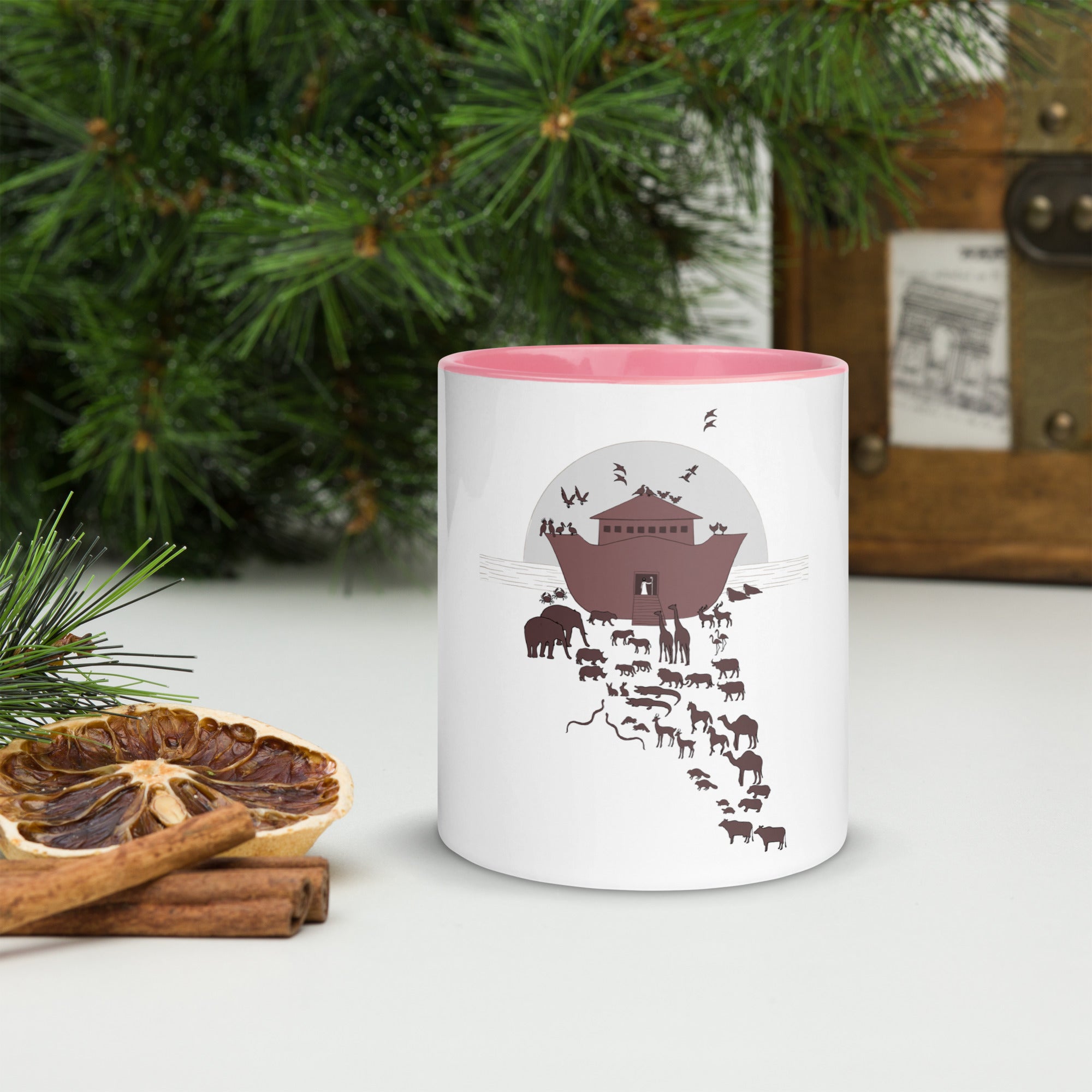Noah's Ark Color Inside Aesthetics Ceramic Mug