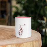 Peter Walking on Water_No Waves Colored Rim Inside and Handle Mug