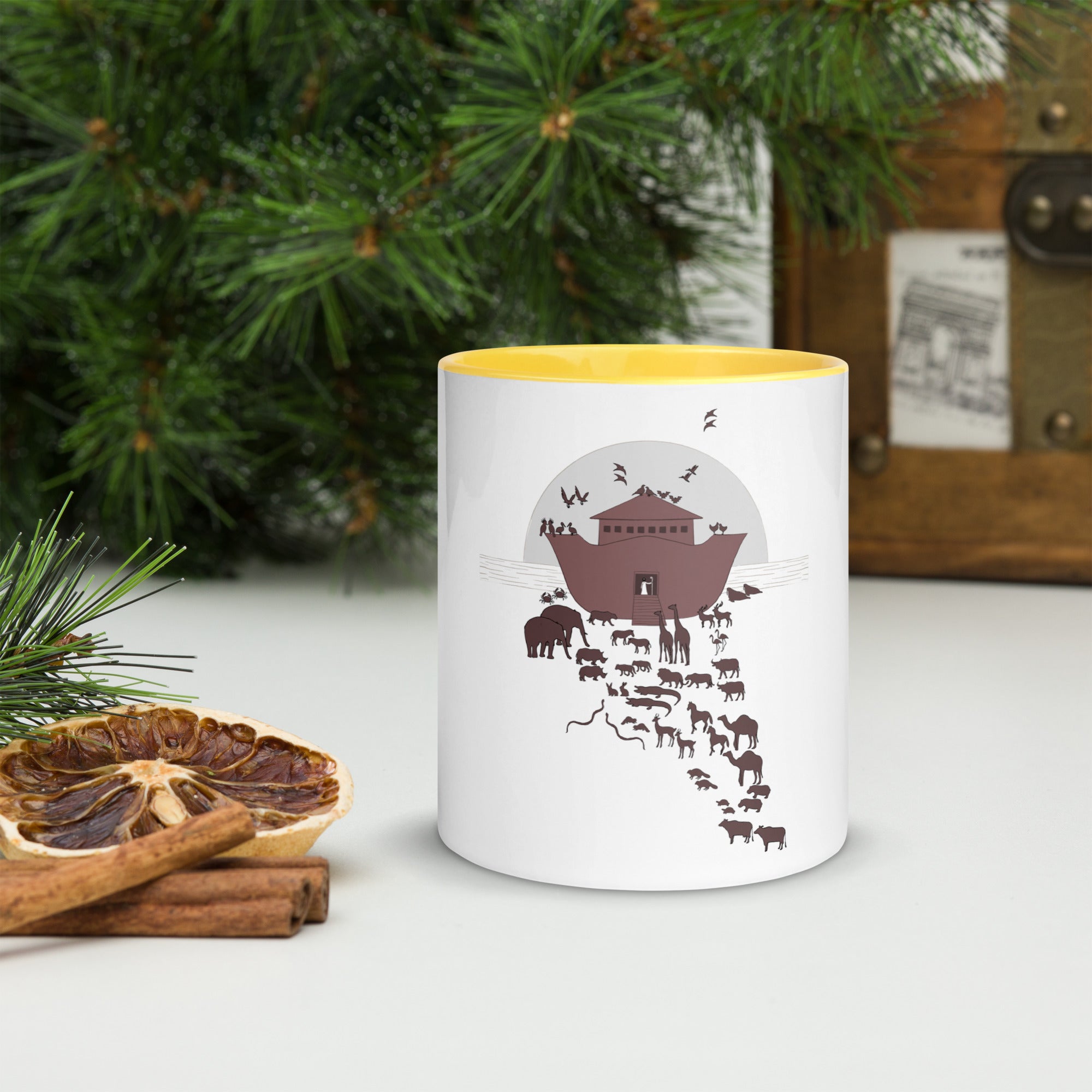 Noah's Ark Color Inside Aesthetics Ceramic Mug