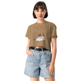 Casting the Net Women’s Cotton Relaxed fit crop top