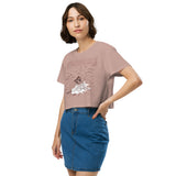 Casting the Net Women’s Cotton Relaxed fit crop top