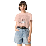 Casting the Net Women’s Cotton Relaxed fit crop top